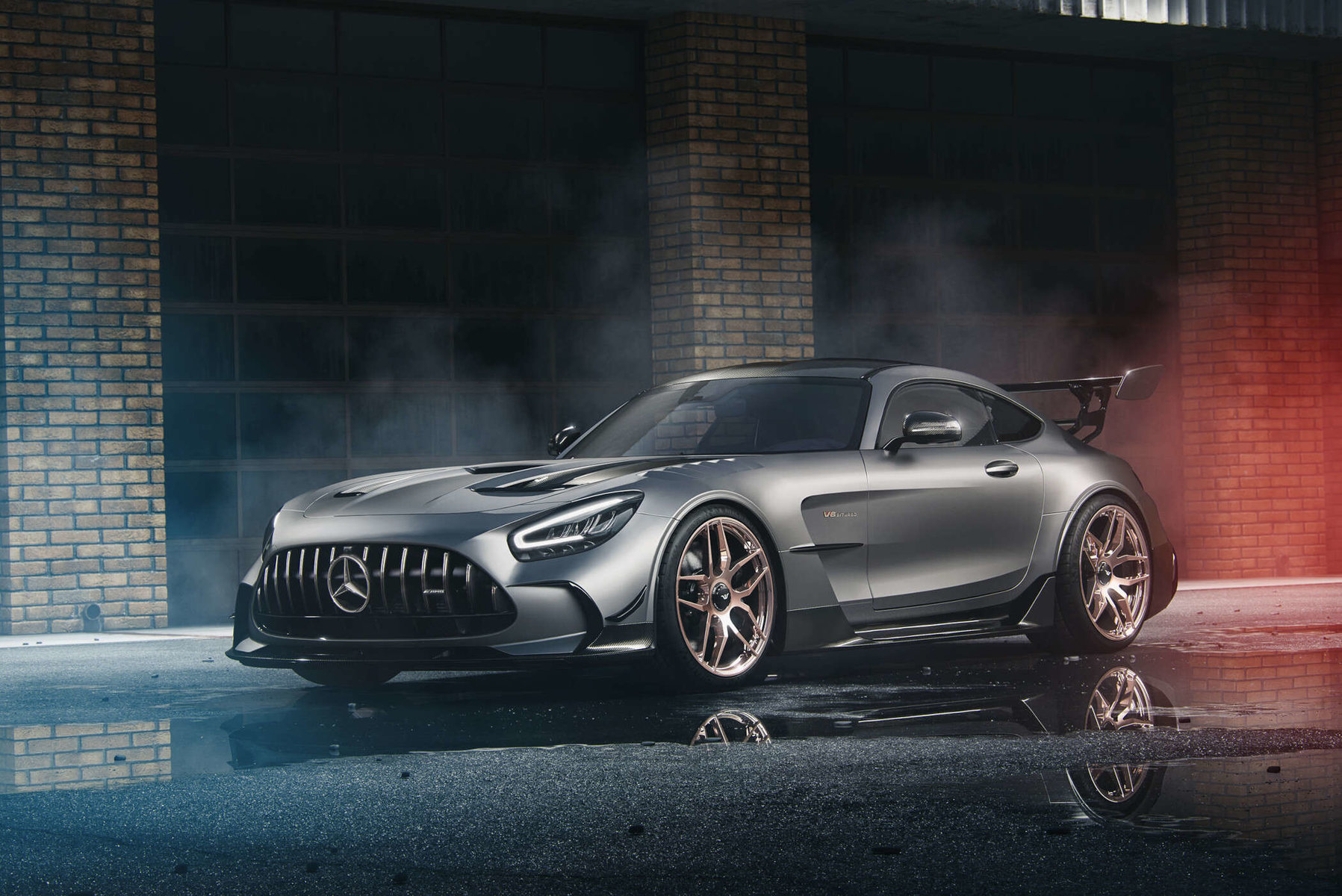 Mercedes AMG Black Series mit Zentralverschluss-Rad von wheelsandmore